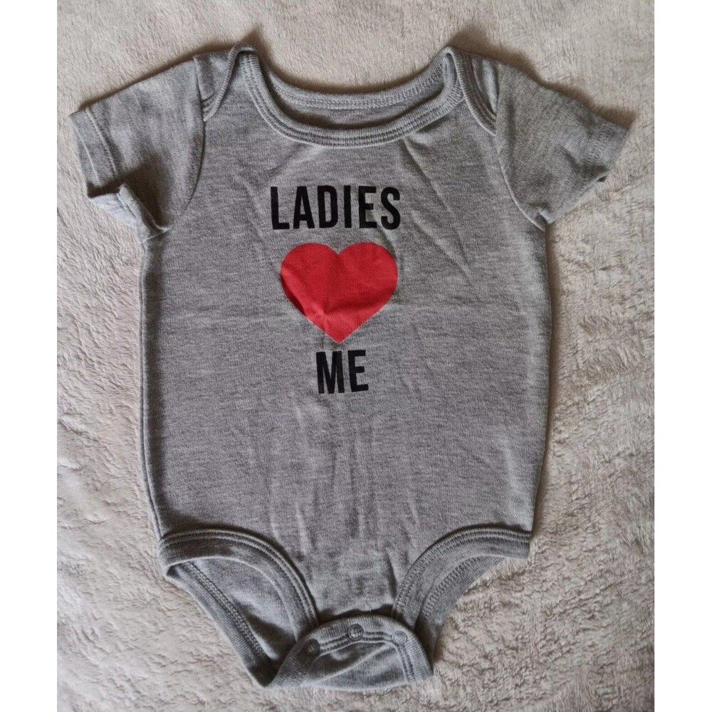 shirt 6 To 9 months New Boys Lullaby Lane Gray Short Sleeve infant baby
